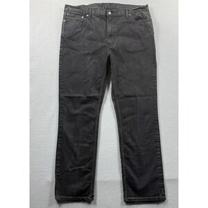 Levis 550 Jeans Mens 40x32 (Fits 40x30) Charcoal Relaxed Tapered Denim Stretch